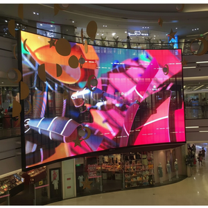 หน้าจอกระจก LED โปร่งใสสำหรับใช้ในอาคาร P3.91-7.82ความสว่างสูงติดผนังวิดีโอ - Product Image 1