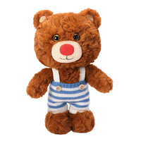 Ours en peluche de Noël IA avec module d'interaction vocale, compagnon émotionnel interactif intelligent, poupée d'éveil, transfrontalier