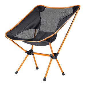 Chaise pliante de camping en alliage d'aluminium avec dossier, mobilier d'extérieur, chaise de pêche, design éolien pour loisirs et détente - Product Image 5