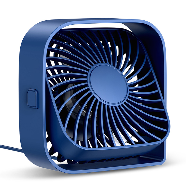 K50 2025 New Design Desk Fan Customized USB Mini Table Fan Mute Large Wind Low Noise Desktop Fan
