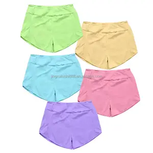 Oem Odm Groothandel Kleurrijke Kids Baby Yoga Sportbroek Shorts