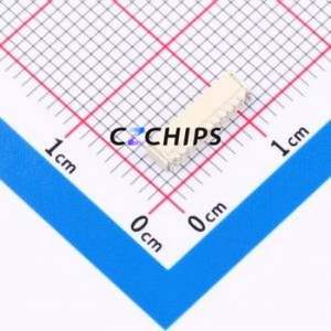0.8-10PWT Wire-to-Board Pin Header SMD,P=0.8mm,Horizontal Mount Connector 1x10P 0.8mm Horizontal Mount 10P - Product Image 2