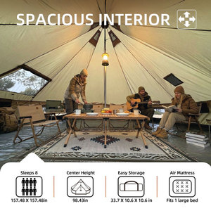 Tente de camping quatre saisons USA Warehouse 2026 : Offre estivale exceptionnelle pour un feu sûr et une chaleur optimale, imperméable - Product Image 5