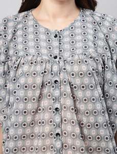 Haut élégant pour femmes, haut de bureau et de tous les jours, haut confortable et tendance pour femmes occidentales, en vente au prix du fournisseur - Product Image 5