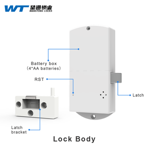 Keyless số kỹ thuật số khóa tủ điện tử khóa tủ kỹ thuật số thông minh locker kỹ thuật số rfid thẻ xi lanh khóa cửa thông minh - Product Image 4