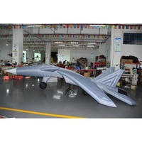 Modèle géant gonflable personnalisé KeepFuns de chasseur aérien, avion gonflable en PVC pour la publicité, la décoration d'événements et d'expositions