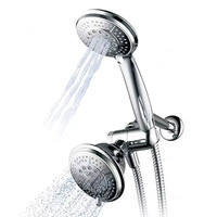 Pommeau de douche à effet pluie Système de douche de salle de bains surface de galvanoplastie Avec pommeau de douche à jet manuel
