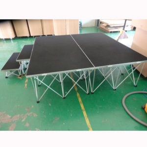 Easy to set up aluminum riser stage portable <b>lighting</b> music event stage - Product Image 2