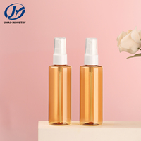 Flacon pulvérisateur en plastique PET de 100 ml pour emballage cosmétique, adapté aux sérums, crèmes pour le visage, nettoyants et lotions.