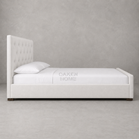 Meubles de chambre à coucher modernes et luxueux OAKEN, lits king-size et queen-size, lits sur mesure, lit avec cadre en bois pour la maison, l'hôtel, meubles de maison