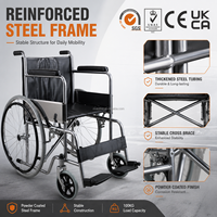 Silla de Ruedas Manual Plegable Directa de Fábrica al por Mayor con Certificación CE ISO UKCA para Compradores de Centros de Rehabilitación