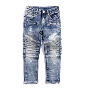 Vêtements pour enfants garçons style hip hop, jeans en denim pour enfants, tenues en jeans pour garçons - Product Image 5