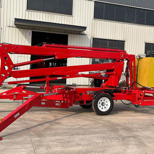 Aanhangwagen Gemonteerde Giek Slepen Achter <span class=keywords><strong>Lift</strong></span> 8-25M Aanhanger Trekkende Antenne Werk Gelede Giek <span class=keywords><strong>Lift</strong></span> - Product Image 2