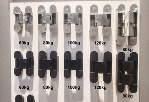 Bản lề ẩn Chất lượng cao 160mm cho cửa trượt & nội thất Bản lề che giấu vô hình 3D - Product Image 4