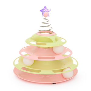 Jouet de Noël pour chat, balle rotative, anti-ennui, divertissement interactif pour chats et chatons, en matériau PP - Product Image 5