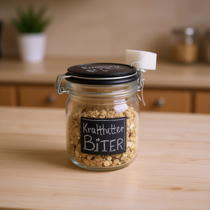 Wire Bail Glass Jar With Black Lid And <b>Chalk</b> Label For Storage 500Ml Capacity - Product Image 3