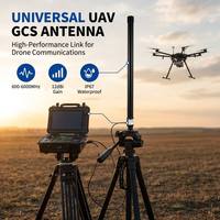 Antenne omnidirectionnelle industrielle haute puissance 12dBi 433MHz 900MHz 1.2G 2.4G 5.8G en fibre de verre pour station terrestre anti-drone et UAV