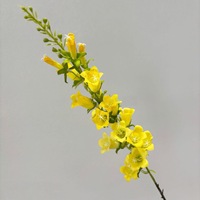 Bunga Sutra Buatan Tangkai Tinggi Lily Valley Delphinium Ranting Tinggi Rangkaian Bunga Dekorasi Aula Pernikahan