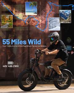 ACTBEST Blaze US 무료 배송 풀 사이즈 미니 전기 오프로드 자전거 (성인 및 청소년용, 페달 포함) - Product Image 6