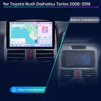 Système Android 15.0 8 cœurs 4+64 Go/6+128 Go Écran tactile CarPlay sans fil DSP Autoradio pour Toyota Rush Daihatsu Terios 2006-2016