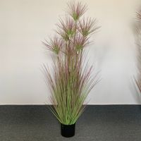 Rumput Buatan, Bunga Padi, Bunga Bawang, Bunga Buluh, Tanaman Buatan Tangan, Realistis, Ringan, Natal, Paskah