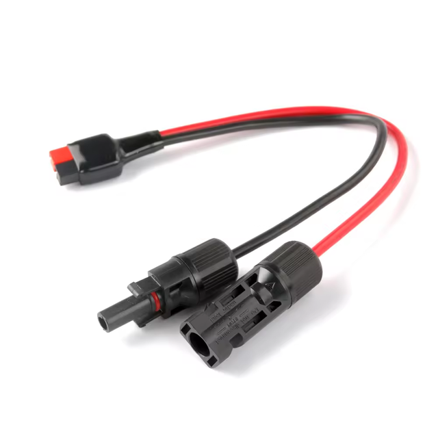 20cm 4mm MC Plug to 2 30A Power Plug Left and Right Monopoles Connector Power Cable