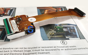 หัวพิมพ์ tto printheads KCE-32-12PBH1-MKM ดั้งเดิมคุณภาพสูง32มม. หมึกพิมพ์ยูวีสำหรับมาร์เคน X40สภาพใหม่ - Product Image 4