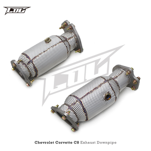 Boska Tuyau d'échappement Downpipe Catalytic Converter Tuyau de descente catted à haut débit pour Chevrolet CORVETTE C8 2019-2023 avec <span class=keywords><strong>catalyseur</strong></span> - Product Image 3