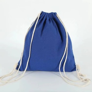 Multi-Color Natuurlijke Beige Duurzame Katoenen Canvas Trekkoord Rugzak Heren/Dames <span class=keywords><strong>Gym</strong></span> String Tas Met Aangepaste Logo - Product Image 3