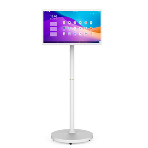 27 pouces en cellule support de panneau Tv Lcd écran <span class=keywords><strong>tactile</strong></span> moniteur Android enroulable alimenté par batterie rotatif mobile écran de TV intelligent - Product Image 2
