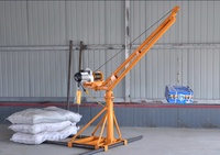 Nouvelle grue de levage électrique à câble de 500 kg, rotative à 360°, pour camion, 220V/380V, portable, pour chantier, usine de fabrication, métal