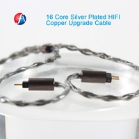 Accessoires pour écouteurs Câble de mise à niveau mixte en cuivre OFC à 4 conducteurs avec 3.5mm 1.2M détachable pour casque d'écoute