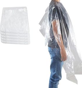 Transparent Disposable PE Plastic <b>Apron</b> <b>Waterproof</b> Oil Proof Sleeveless Bib <b>Apron</b> for Cleaning Cooking - Product Image 1