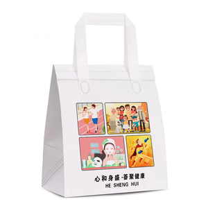 Bolsa Refrigerada Personalizada con Logotipo de Muestra Gratuita para Bebidas Frías y Calientes Pequeñas y Entrega de Alimentos, Bolsa Térmica para Llevar - Product Image 5