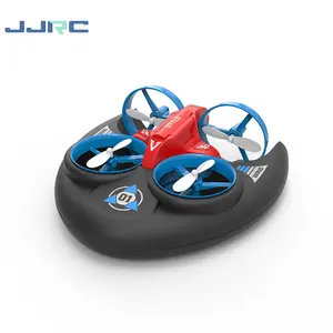 JJRC H101 Drone Hovercraft 3 em 1 novo estilo, mini drone RC, barco, controle remoto UFO, à prova d'água, para crianças