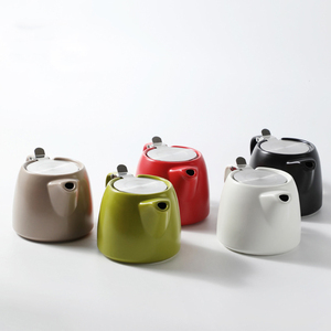 Teiera in ceramica <span class=keywords><strong>da</strong></span> 600ml con infusore in acciaio inossidabile resistente al calore per tè sfuso - Product Image 2