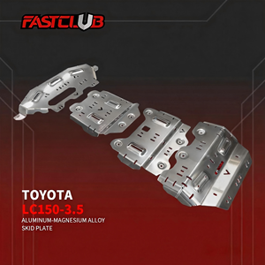 FASTCULB-LC150-3.5 <span class=keywords><strong>Plaque</strong></span> de protection antidérapante pour capot moteur 8mm/5mm 2015-2016 Land Cruiser 150 - Aluminium naturel d'origine - Product Image 2