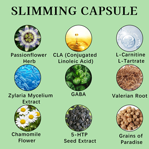Custom Label Slimming Capsules Contains Chamomile Flower Powder Supports Appetite Management Adult Weight Loss Capsules - Product Image 5