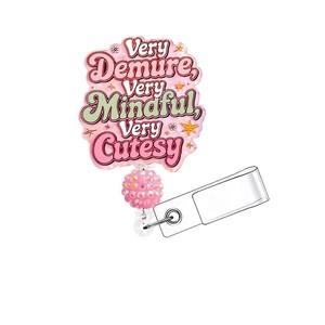 In stock, sequined pattern, fun English lettering, pink rhinestone beads, easy-open <b>buckle</b> with rotating alligator <b>clip</b>, badge - Product Image 3