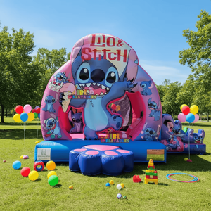 Castillo Inflable con Tobogán para Niños, Diseño de Dibujos Animados, PVC, para Fiestas de Cumpleaños, Venta al Por Mayor - Product Image 1