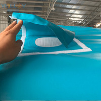 Nouvelle tente amphibie gonflable YOLLOY pour camping aquatique, modèle WG-246-2, bleue, pour événements de camping aquatique