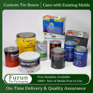 5 Gallon Reciclável Metal Paint Tin Bucket 20 Liter Lock Ring Lid e Handle Metal Pail - Product Image 2