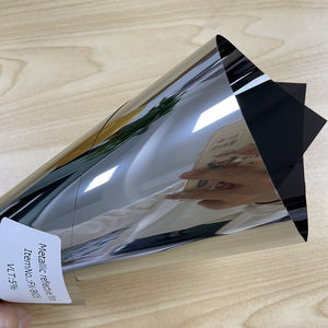 صبغ نافذة كروم أسود * 30 م زجاج تيتانيوم تحكم بالطاقة الشمسية عاكس معدني تأثير مرآة ديكور تظليل النافذة - Product Image 4