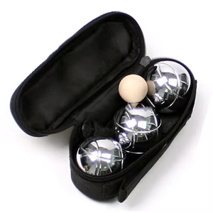 ชุดลูกบอลบ็อคเซียสแตนเลสขนาด 73 มม. ปี 2025 <span class=keywords><strong>ขาย</strong></span>ส่ง สีเงิน บรรจุภัณฑ์แบบกระเป๋าถือสำหรับเล่นกลางแจ้ง 3 ชิ้น - Product Image 3