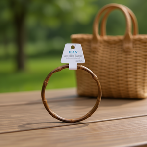 Anello in bambù ILAN da 20 mm per borse e accessori - Product Image 3