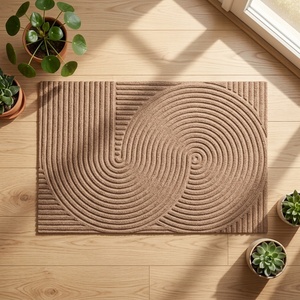 Tapis de porte en TPE écologique antidérapant à nervures, tapis de sol d'entrée non toxique, inodore, lavable avec support en TPE pour la maison et <span class=keywords><strong>le</strong></span> bureau - Product Image 2