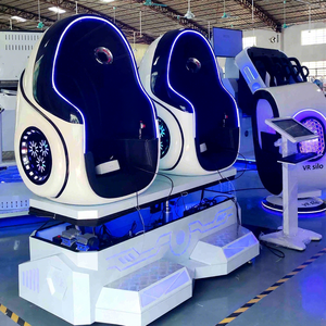 人気2シート没入型9d Vrシミュレーターモーションエッグチェア360ゲーム用屋内子供向けエンターテイメント - Product Image 1