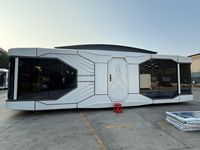 Vente flash : maison capsule en structure acier, modulaire, mobile, design moderne pour hôtel, villa et appartement.