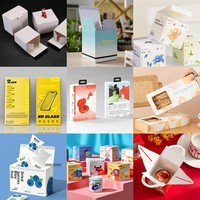 Boîtes cadeaux personnalisées recyclables pour fruits, boîtes mystères colorées sur mesure en carton ondulé kraft imprimé, boîtes avion avec logo personnalisé