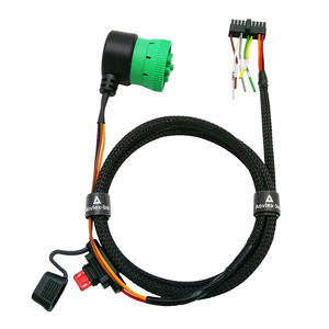 Deutsch J1939 9pin erkek molex terminal kablosu 3 5 7 10A sigorta tel naylon demeti kamyon için - Product Image 2
